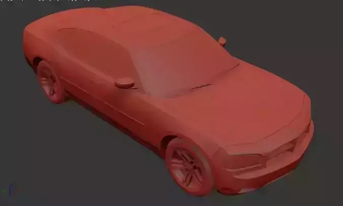 Dodge Charger Mk6 LX 2006 3D print model