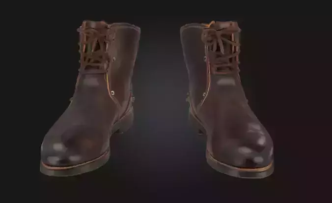 Worn Leather Boots  Traces of a Long Journey