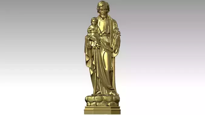 Saint Joseph - Foster Father of Jesus 3D print model