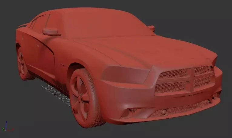 Dodge Charger 2011 3D print model_0
