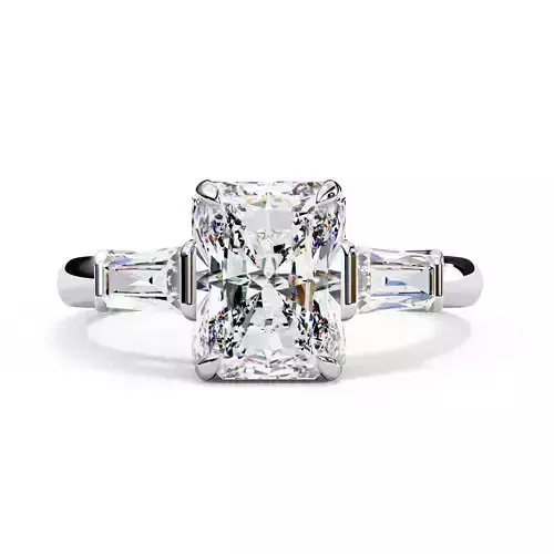EMEALD DIAMOND RING -CAD-026
