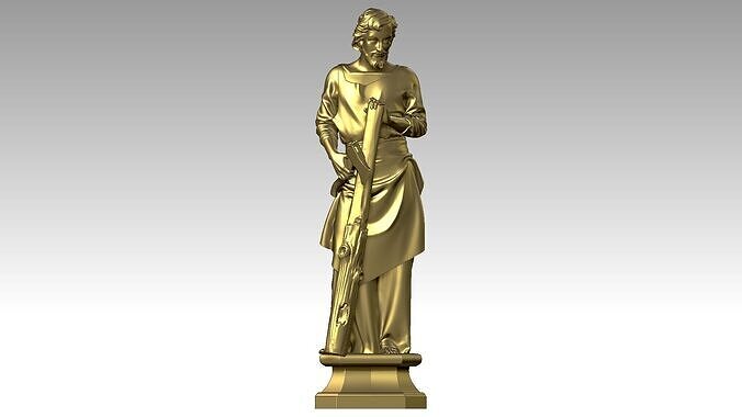 Saint Joseph the Carpenter  3D print model