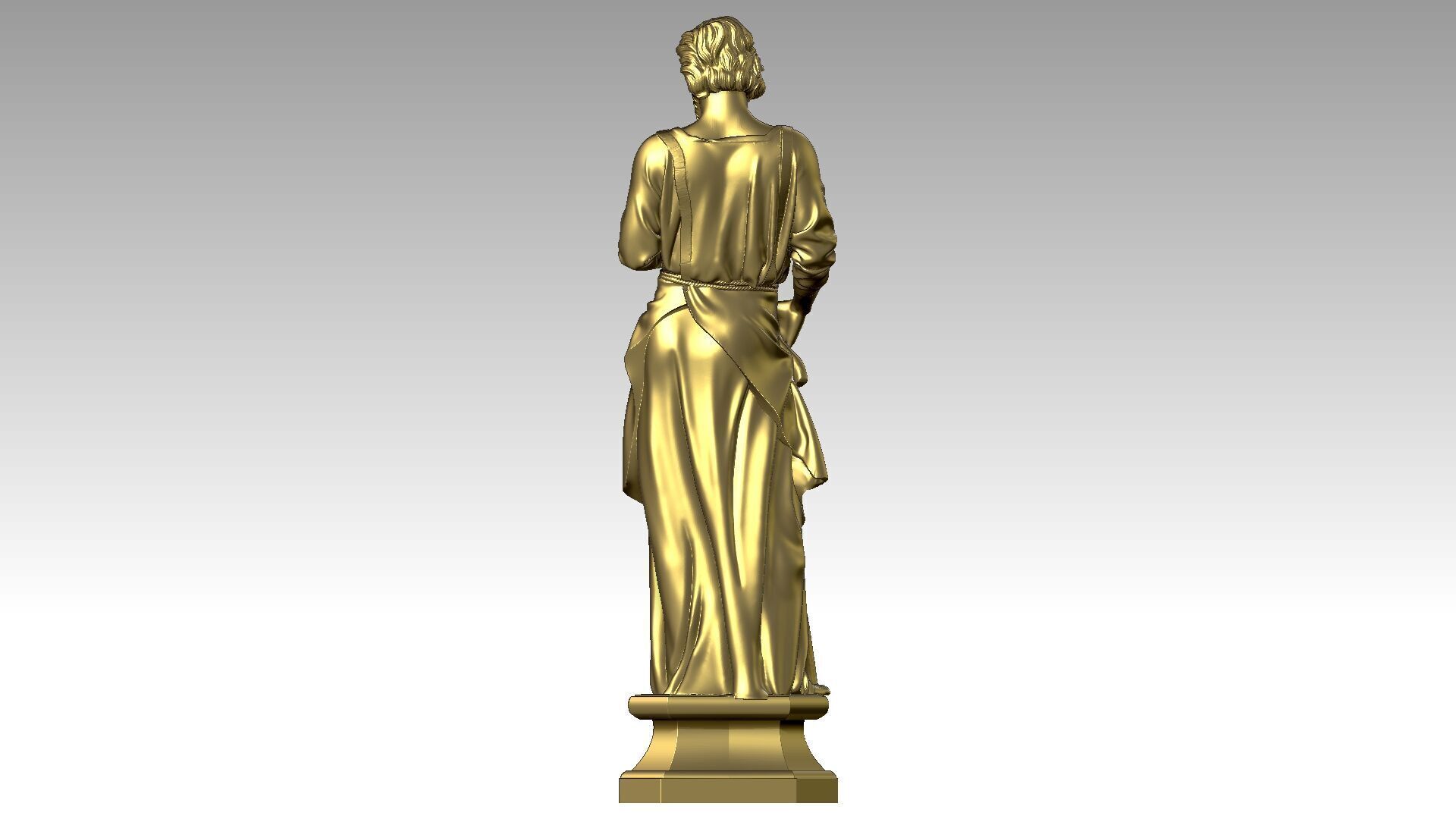Saint Joseph the Carpenter  3D print model_4
