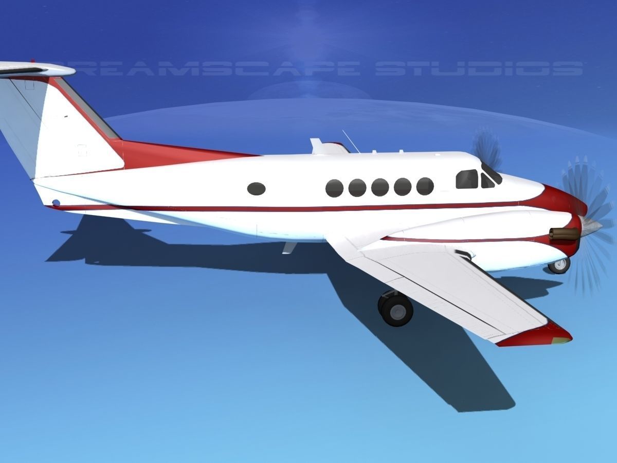 Beechcraft B200 GT King Air V10 3D model_4