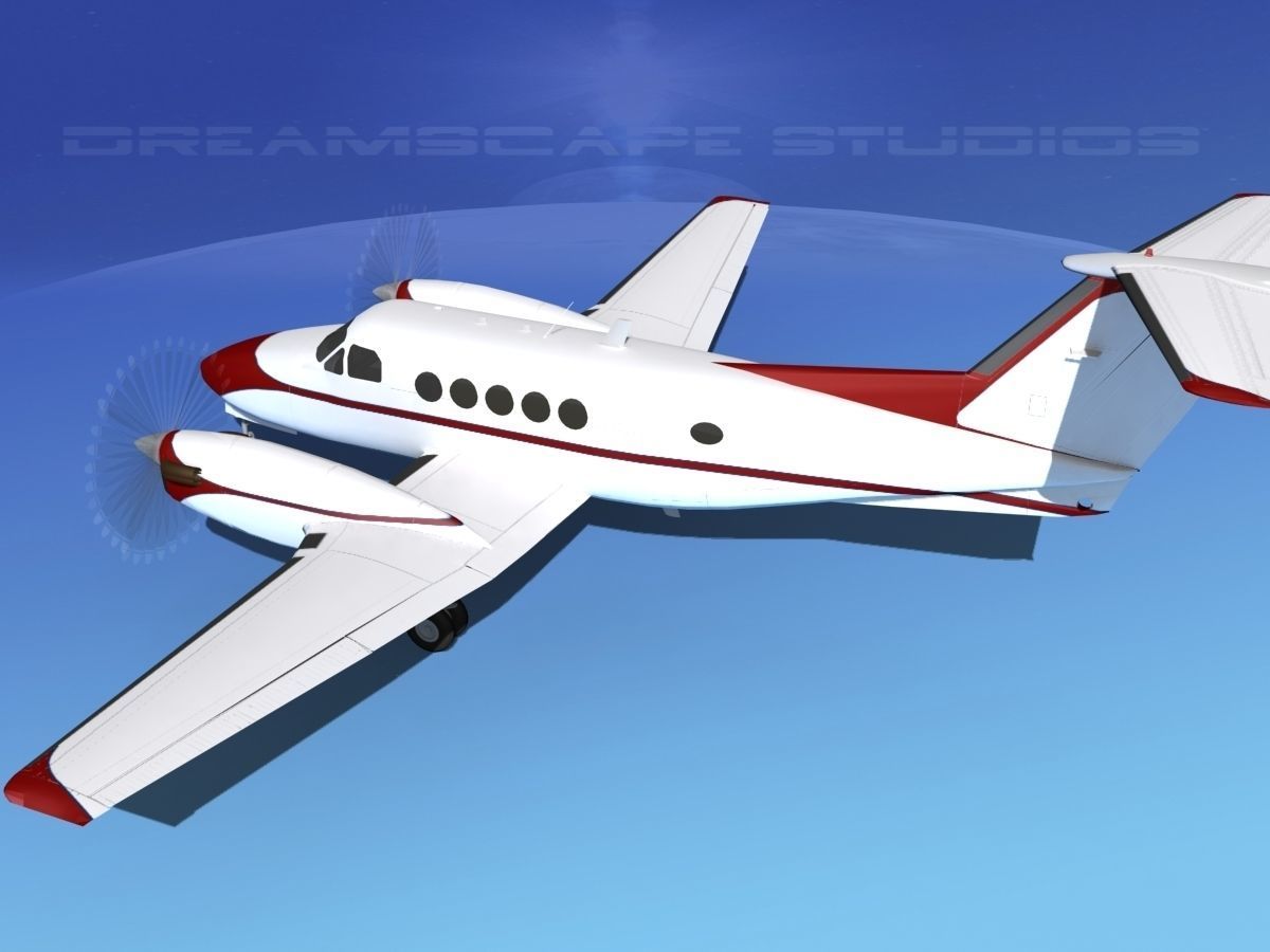 Beechcraft B200 GT King Air V10 3D model_8