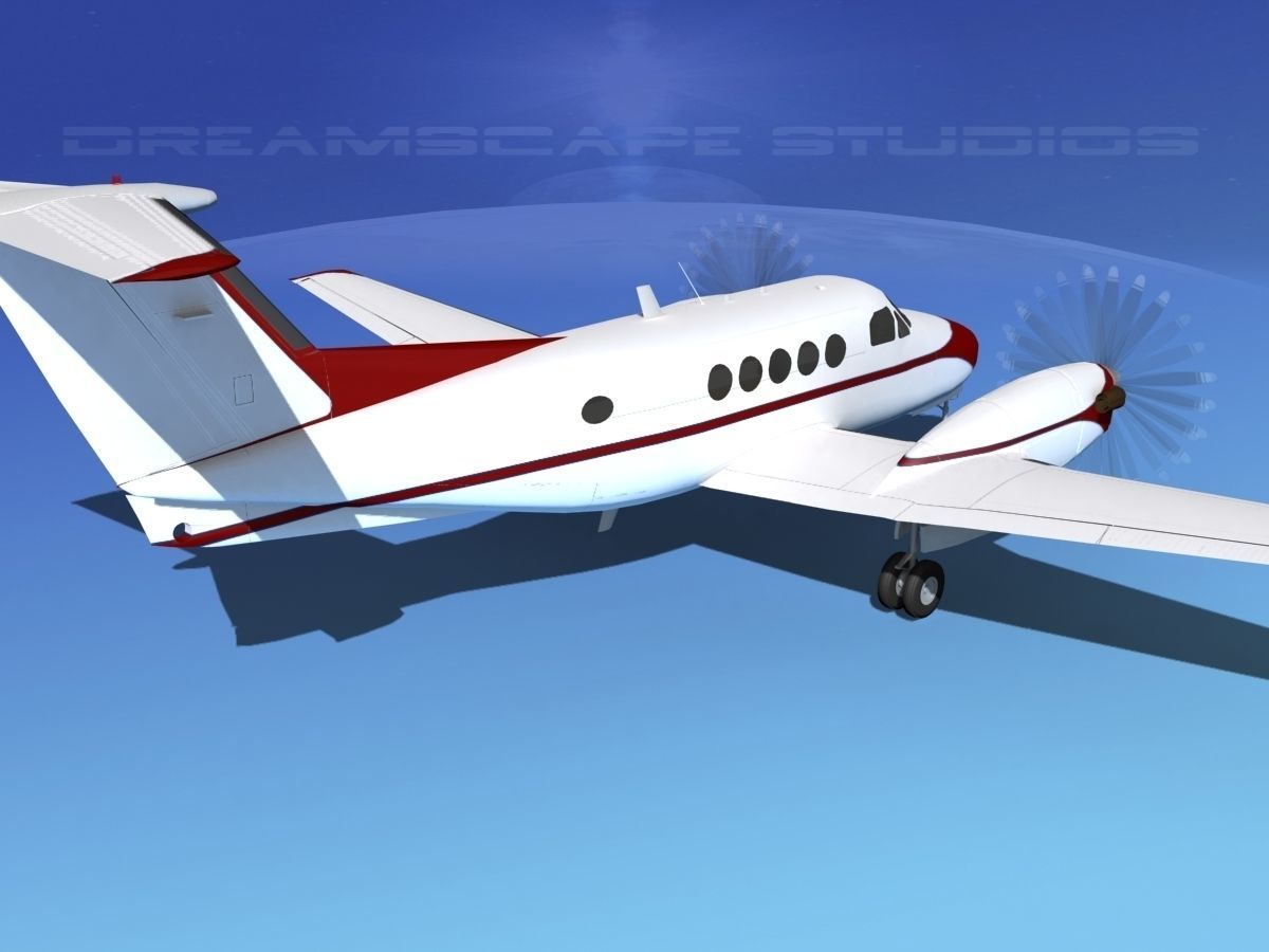 Beechcraft B200 GT King Air V10 3D model_5