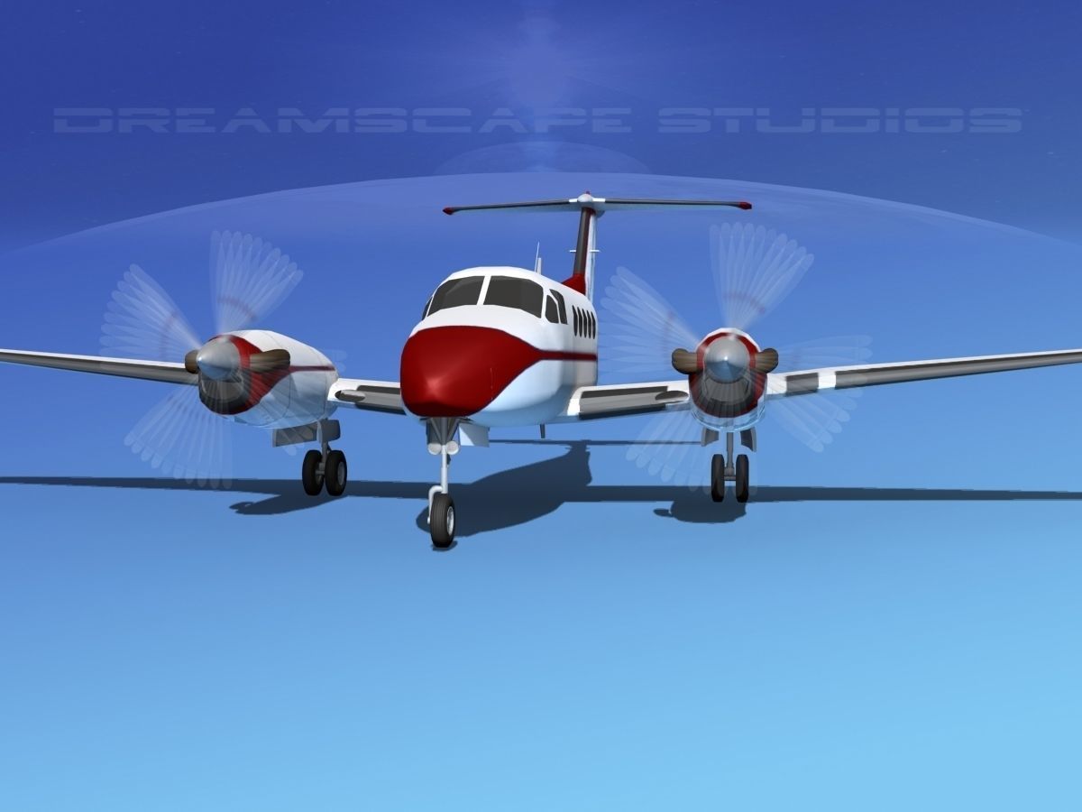 Beechcraft B200 GT King Air V10 3D model_1