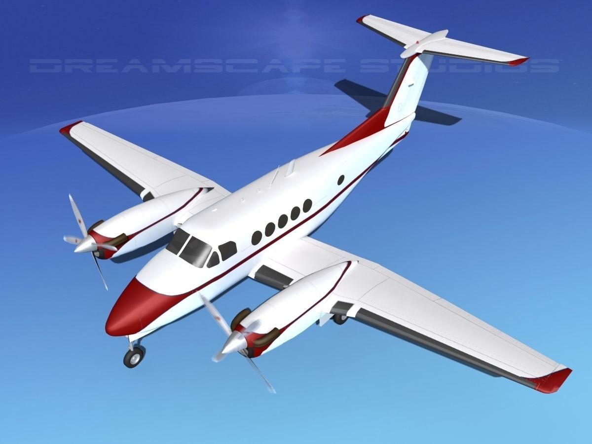 Beechcraft B200 GT King Air V10 3D model_10