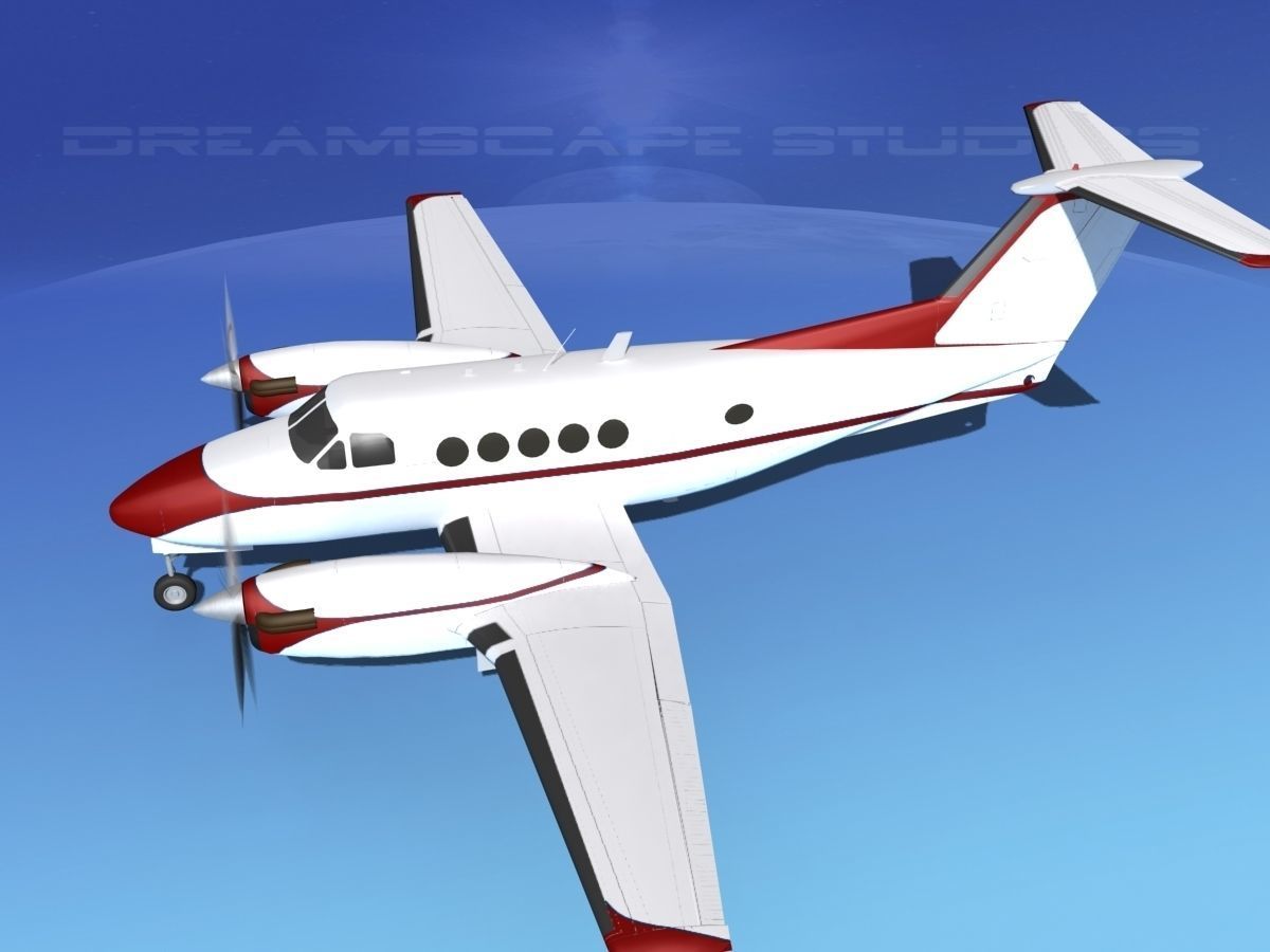 Beechcraft B200 GT King Air V10 3D model_9