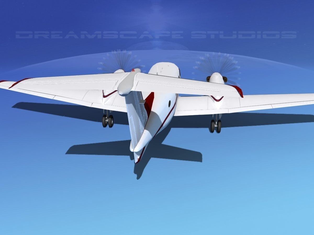 Beechcraft B200 GT King Air V10 3D model_6