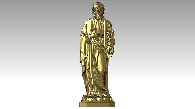 Saint Joseph the Worker  3D print model