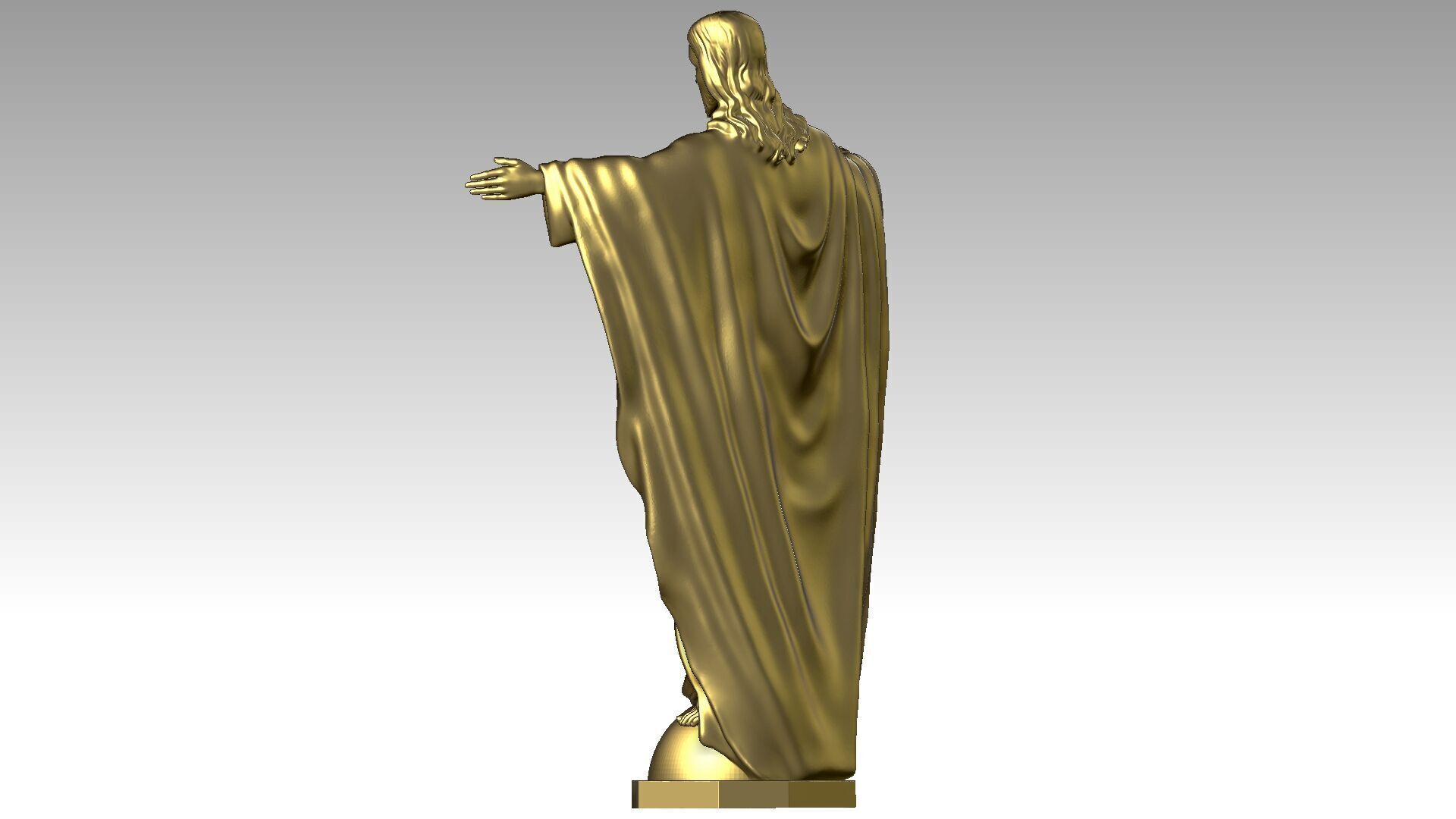 Christ the King  3D print model_3