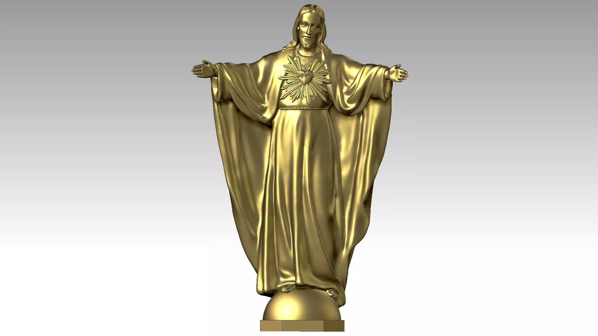 Christ the King  3D print model_0