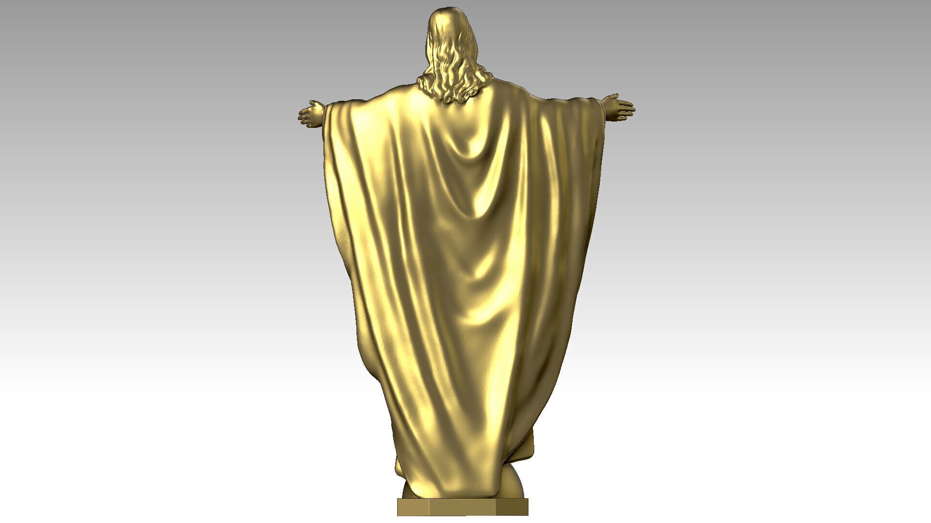 Christ the King  3D print model_4