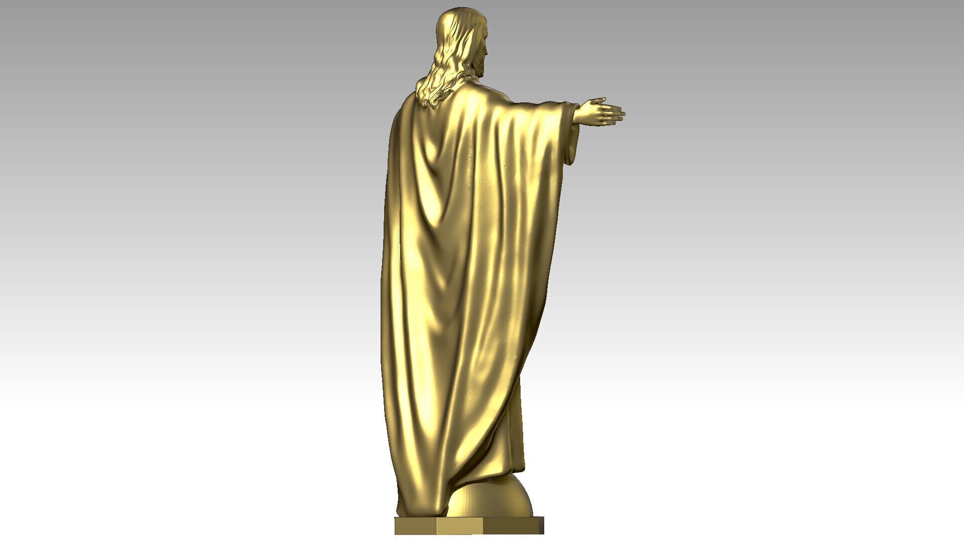 Christ the King  3D print model_5