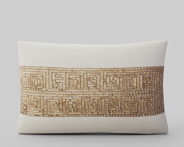 PILLOWS IVORY GOLD Cover Only 3D model