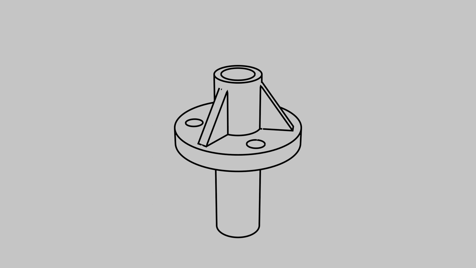 Axle Bearing Pinball 3D Model 3D print model_1