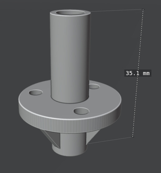 Axle Bearing Pinball 3D Model 3D print model_2