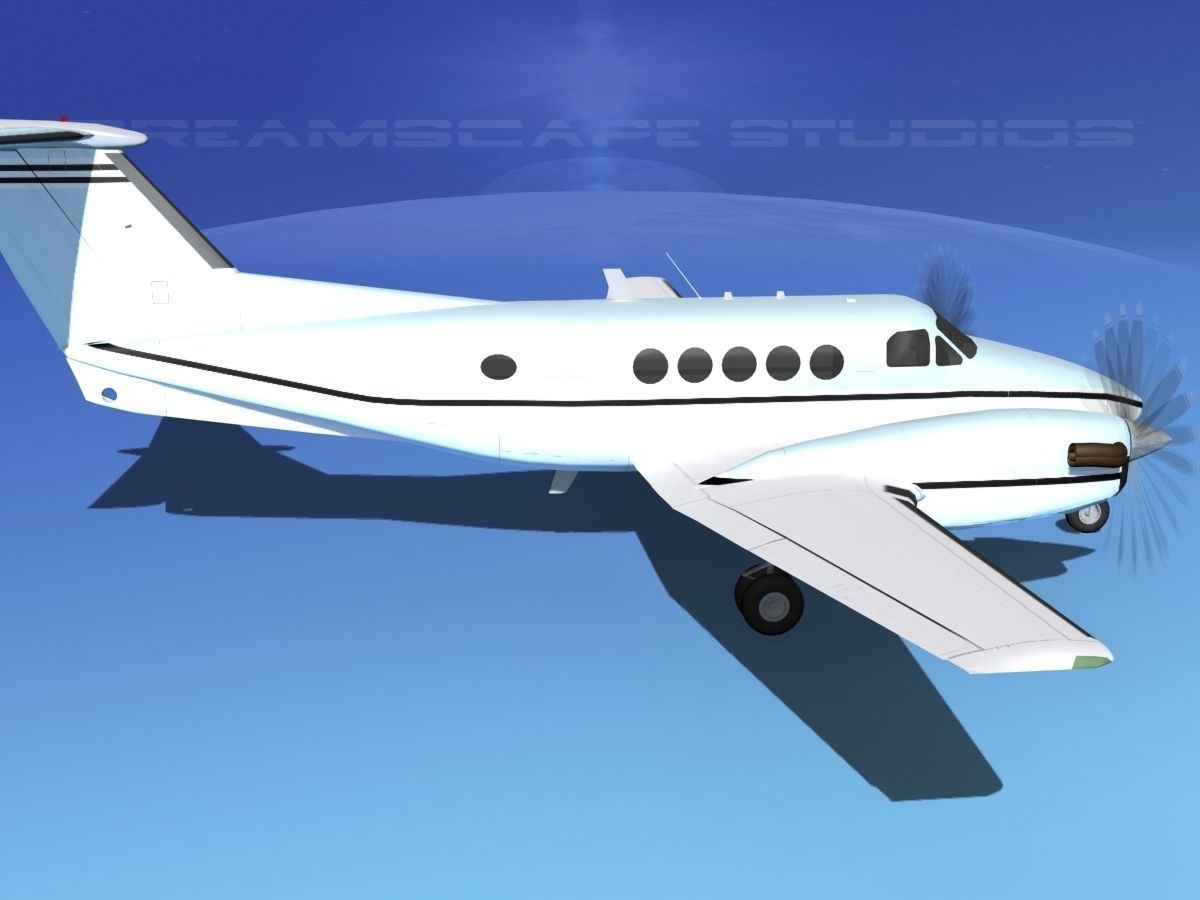 Beechcraft B200 GT King Air V12 3D model_4