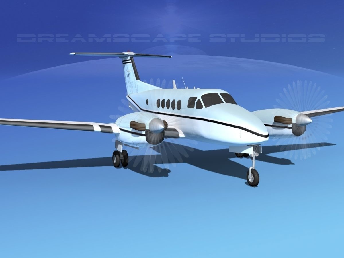 Beechcraft B200 GT King Air V12 3D model_2