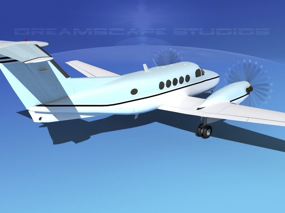 Beechcraft B200 GT King Air V12 3D model_5