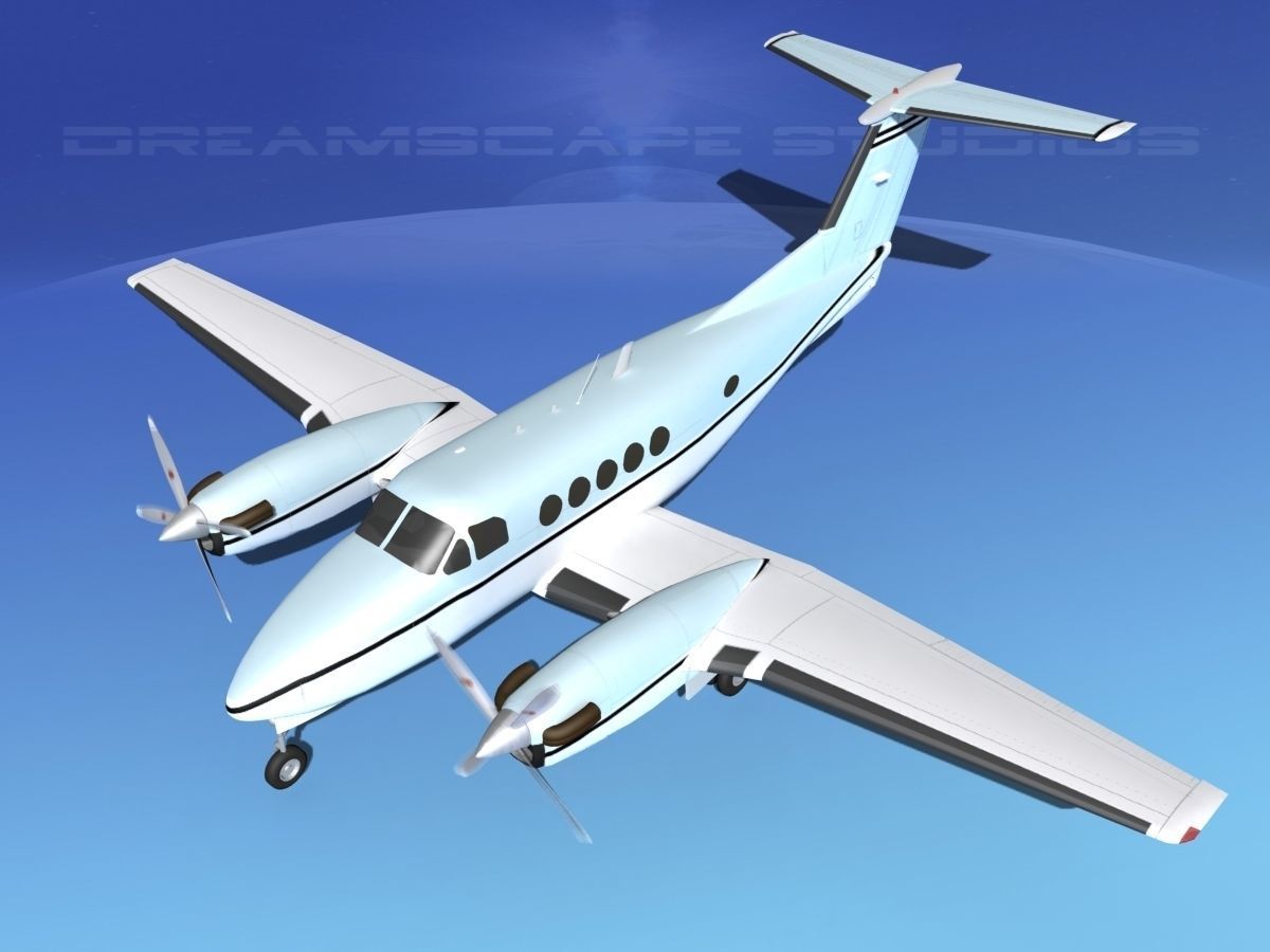Beechcraft B200 GT King Air V12 3D model_10