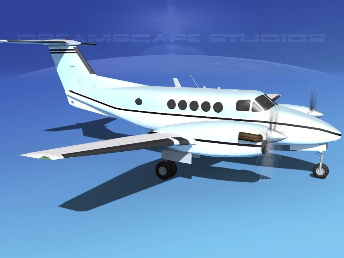 Beechcraft B200 GT King Air V12 3D model_3