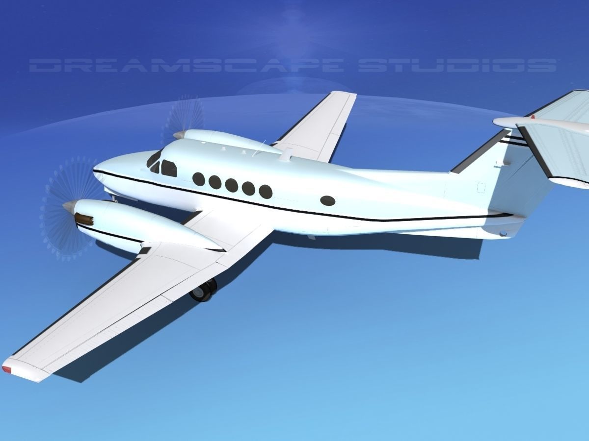 Beechcraft B200 GT King Air V12 3D model_8