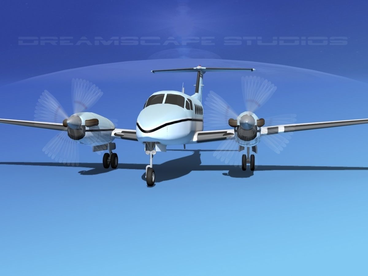 Beechcraft B200 GT King Air V12 3D model_1