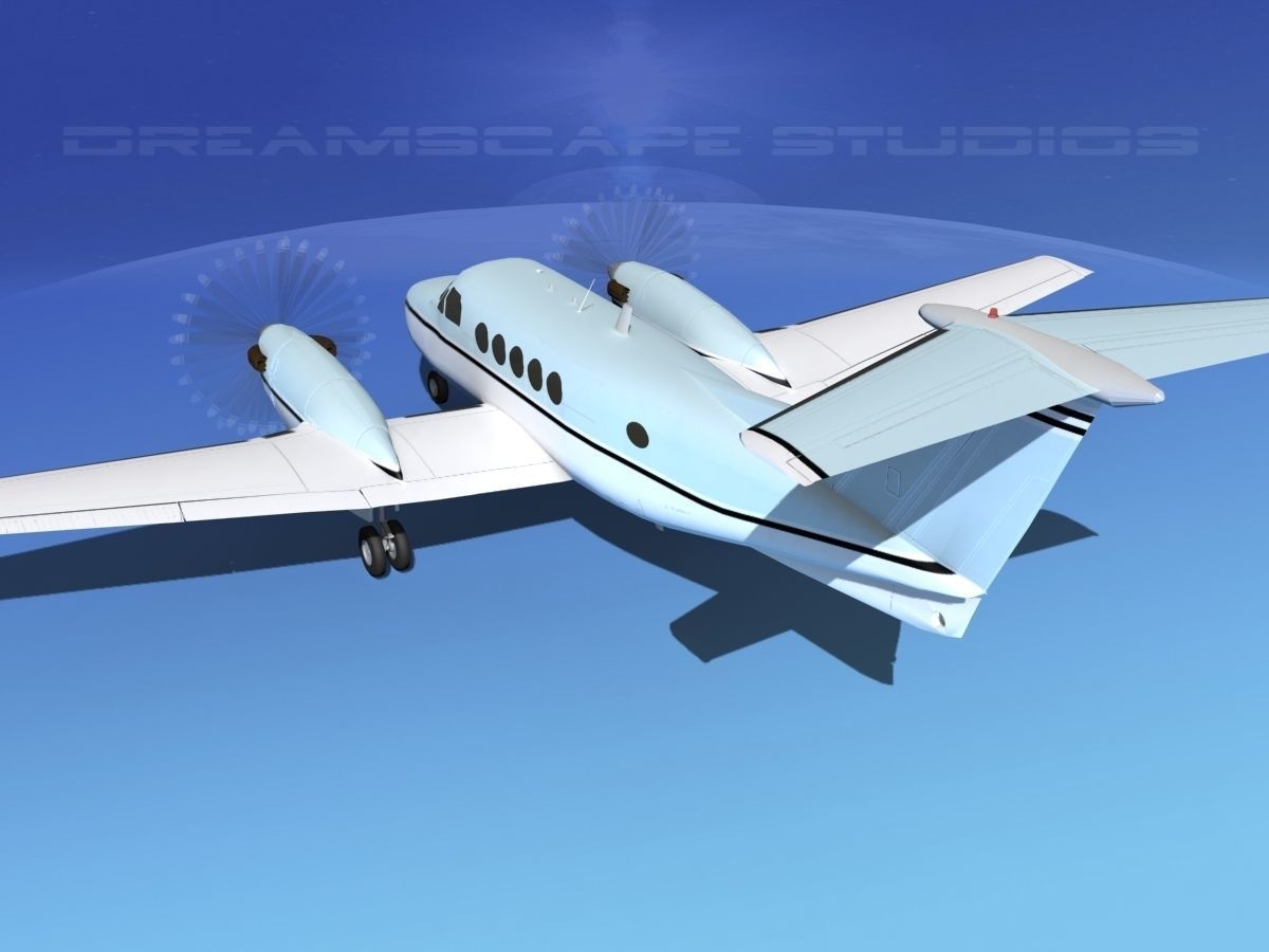 Beechcraft B200 GT King Air V12 3D model_7
