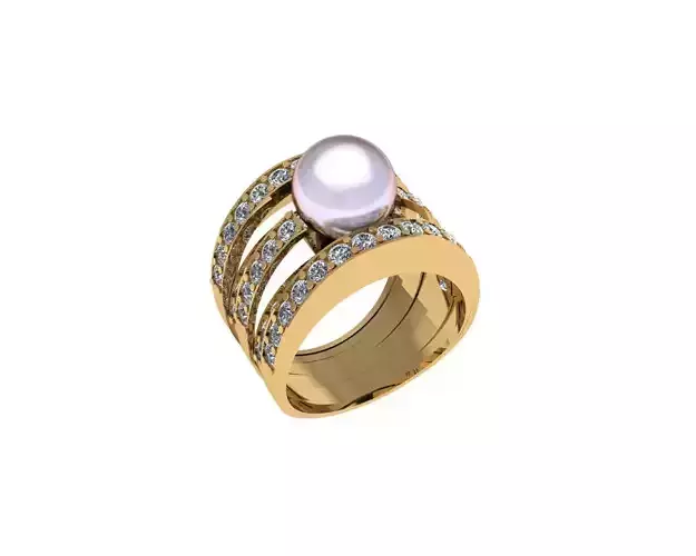 Pearl Rings For Womans