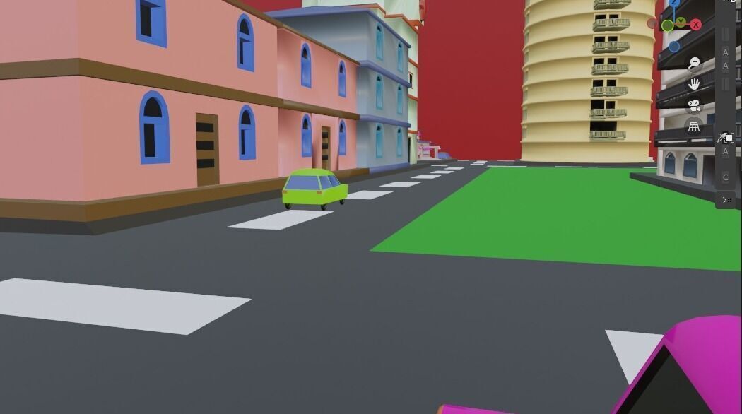 Ultimate Low Poly City Complete Stylized City Pack Low-poly 3D model_6