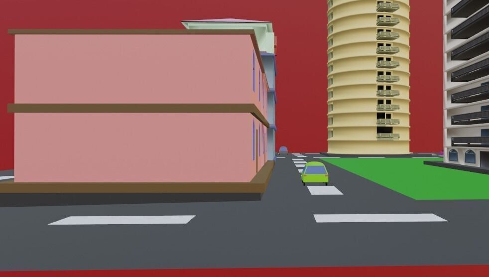 Ultimate Low Poly City Complete Stylized City Pack Low-poly 3D model_3