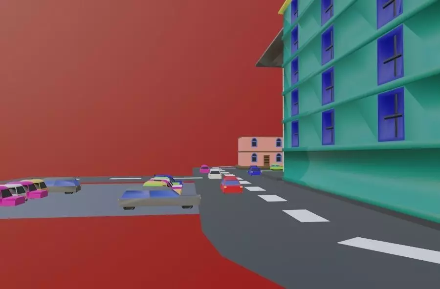 Ultimate Low Poly City Complete Stylized City Pack Low-poly 3D model_0