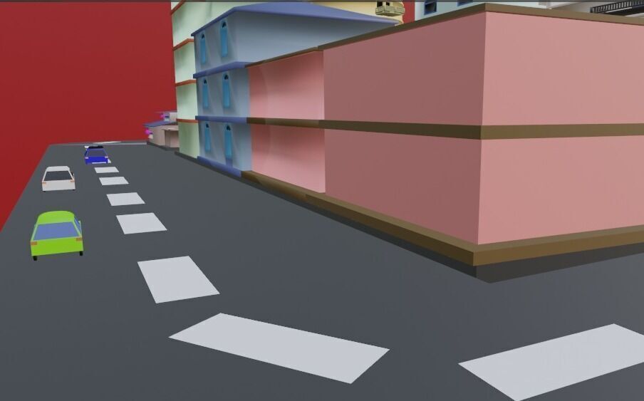 Ultimate Low Poly City Complete Stylized City Pack Low-poly 3D model_5