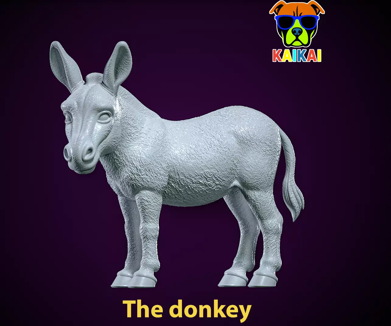 Donkey statue - Burro decor - 3D print 3D print model_0