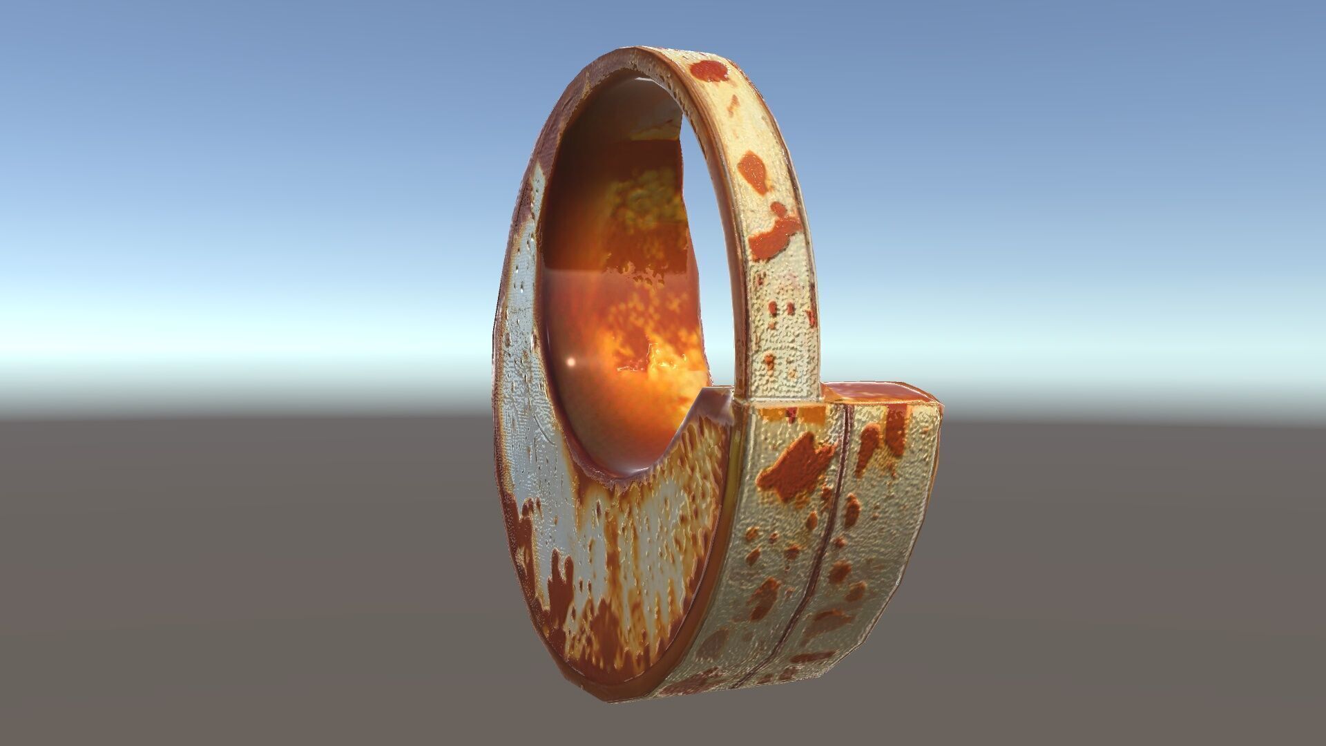 Rustic Crescent Sculpture Model Pack Low-poly 3D model_34