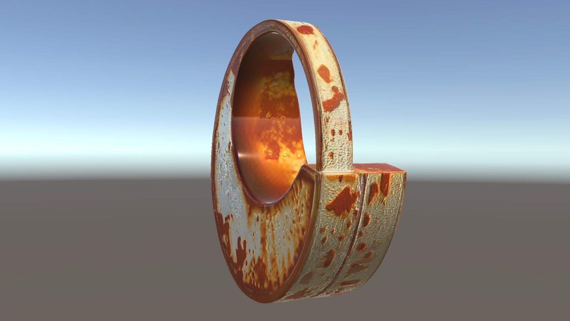 Rustic Crescent Sculpture Model Pack Low-poly 3D model_33