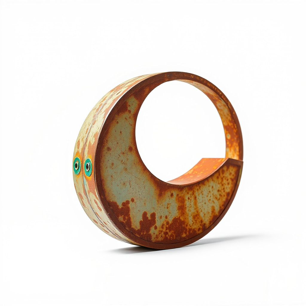 Rustic Crescent Sculpture Model Pack Low-poly 3D model_2