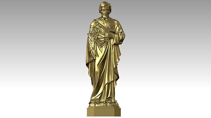 Saint Joseph the Worker  3D print model