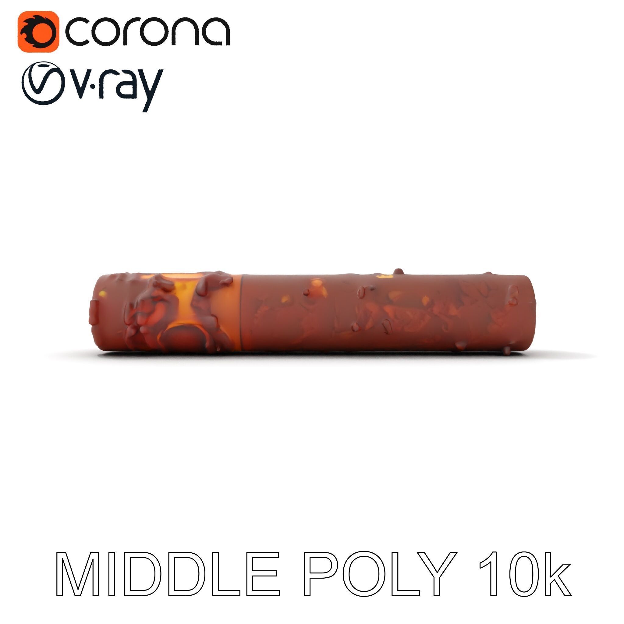 Rusty Steel Pipe Model Pack for Environmental Rendering Low-poly 3D model_13