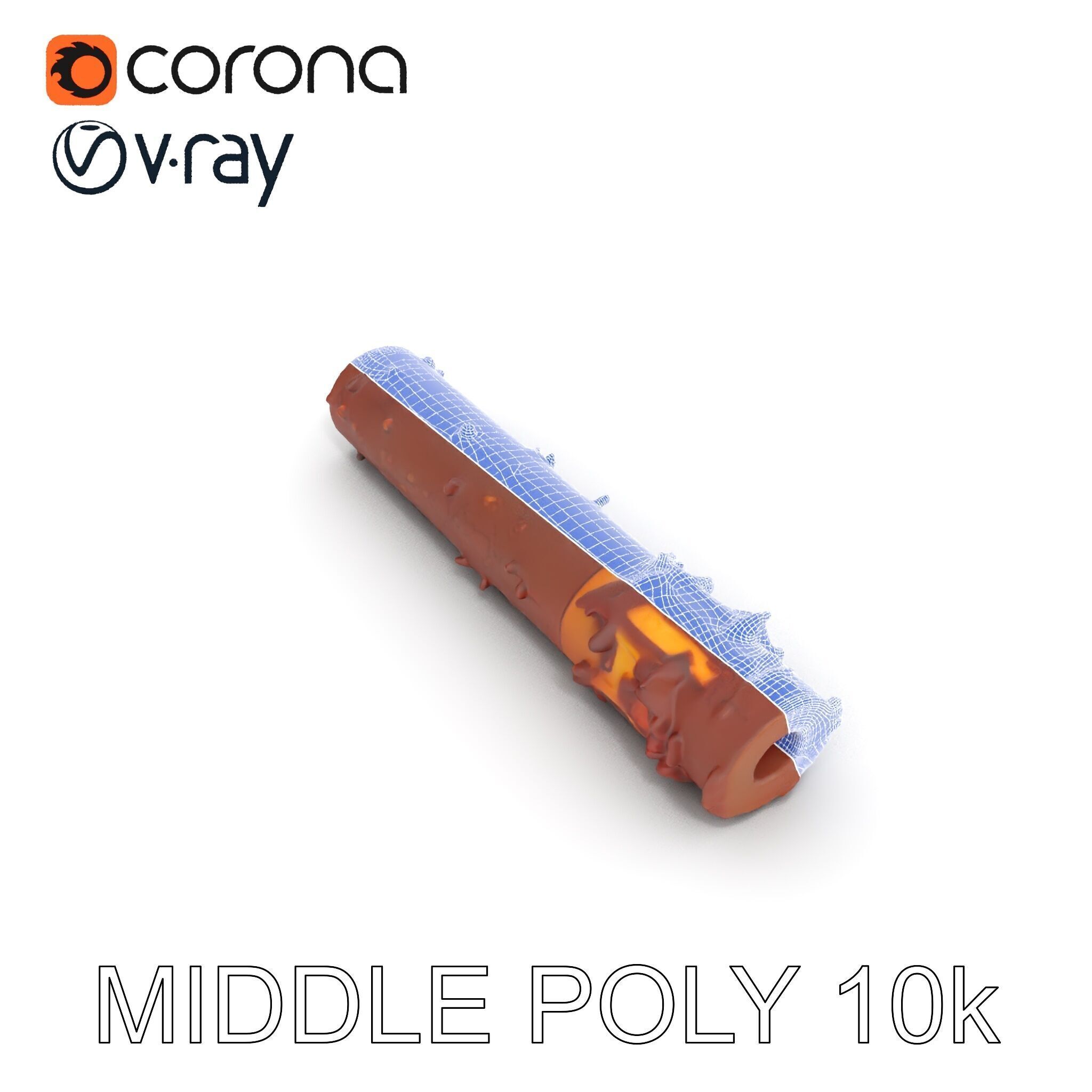 Rusty Steel Pipe Model Pack for Environmental Rendering Low-poly 3D model_24