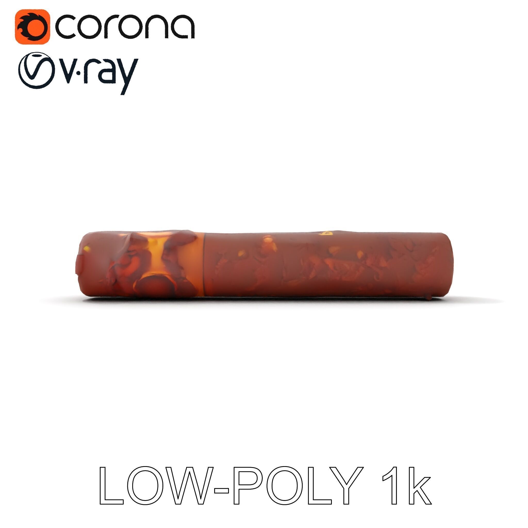 Rusty Steel Pipe Model Pack for Environmental Rendering Low-poly 3D model_22