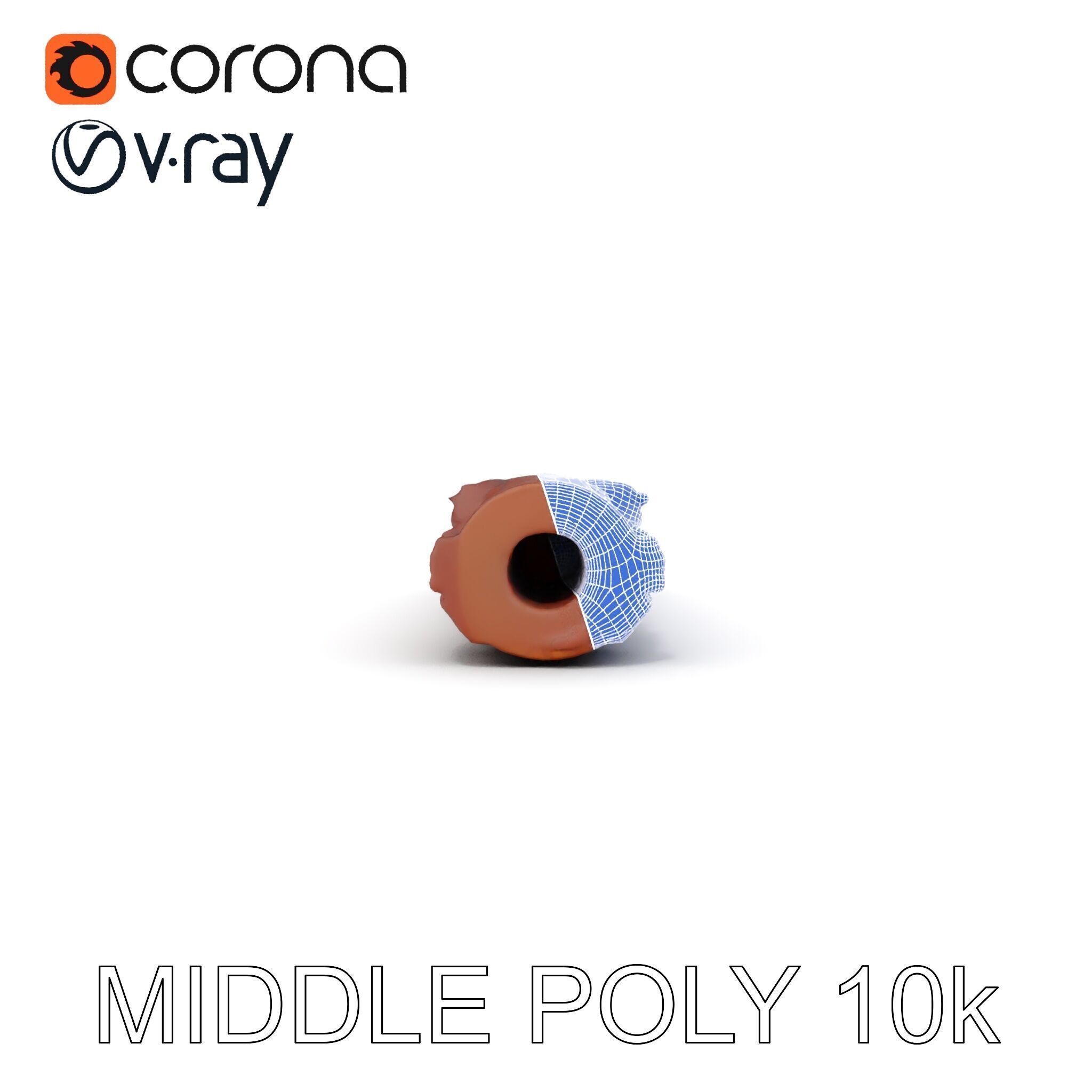 Rusty Steel Pipe Model Pack for Environmental Rendering Low-poly 3D model_27