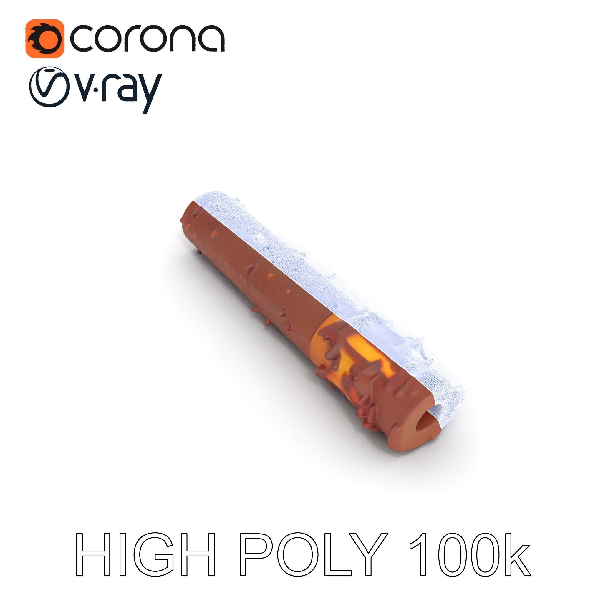 Rusty Steel Pipe Model Pack for Environmental Rendering Low-poly 3D model_29