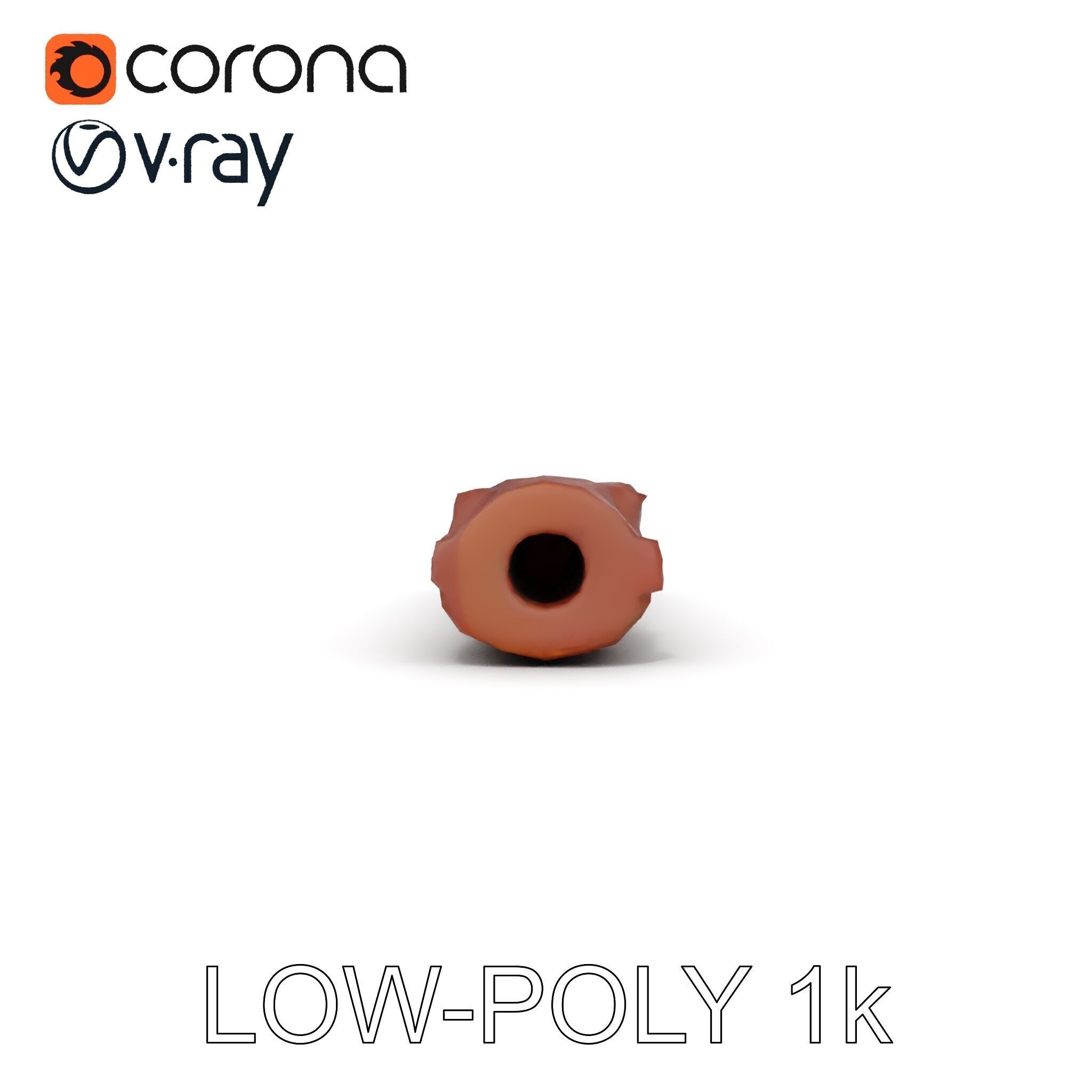 Rusty Steel Pipe Model Pack for Environmental Rendering Low-poly 3D model_11