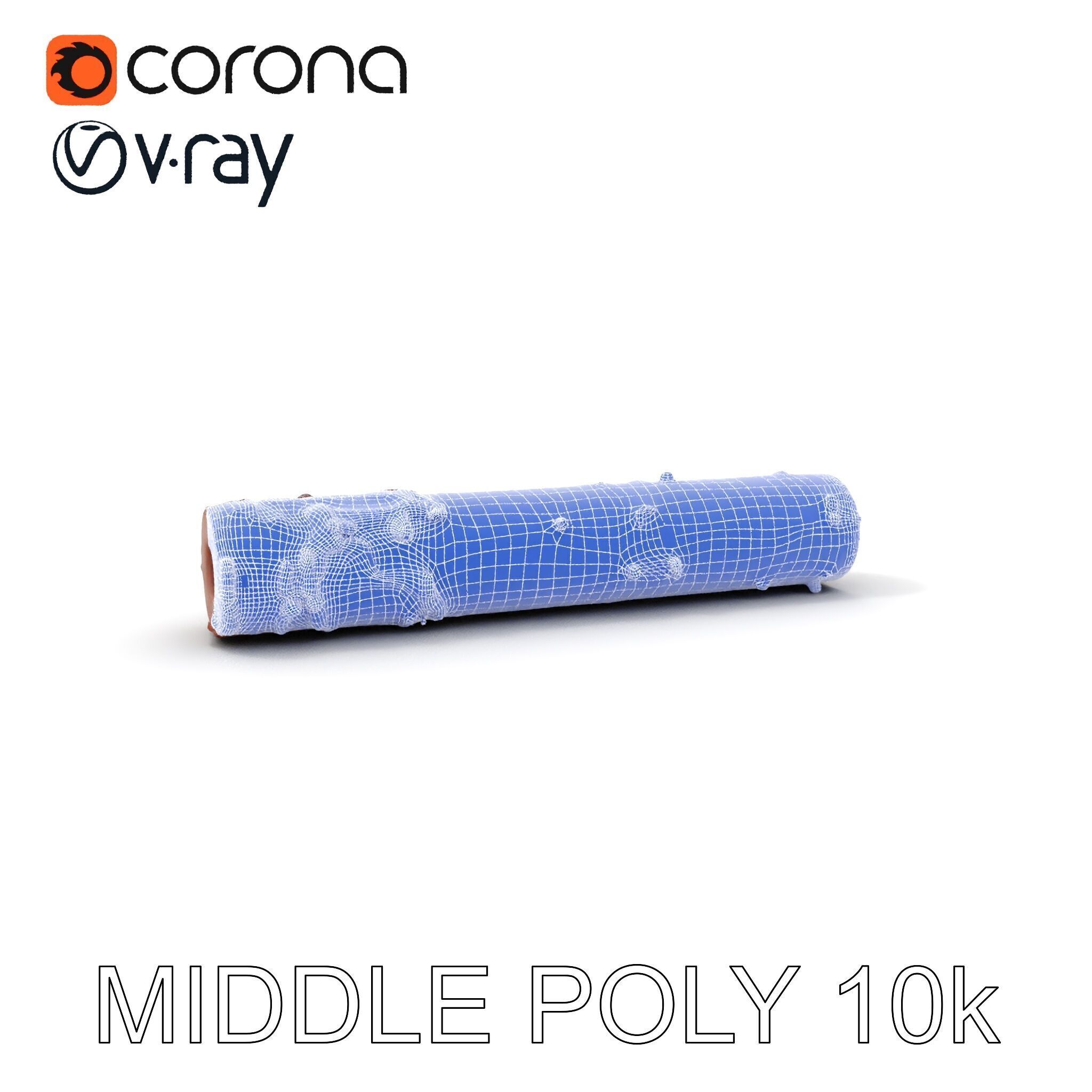 Rusty Steel Pipe Model Pack for Environmental Rendering Low-poly 3D model_10