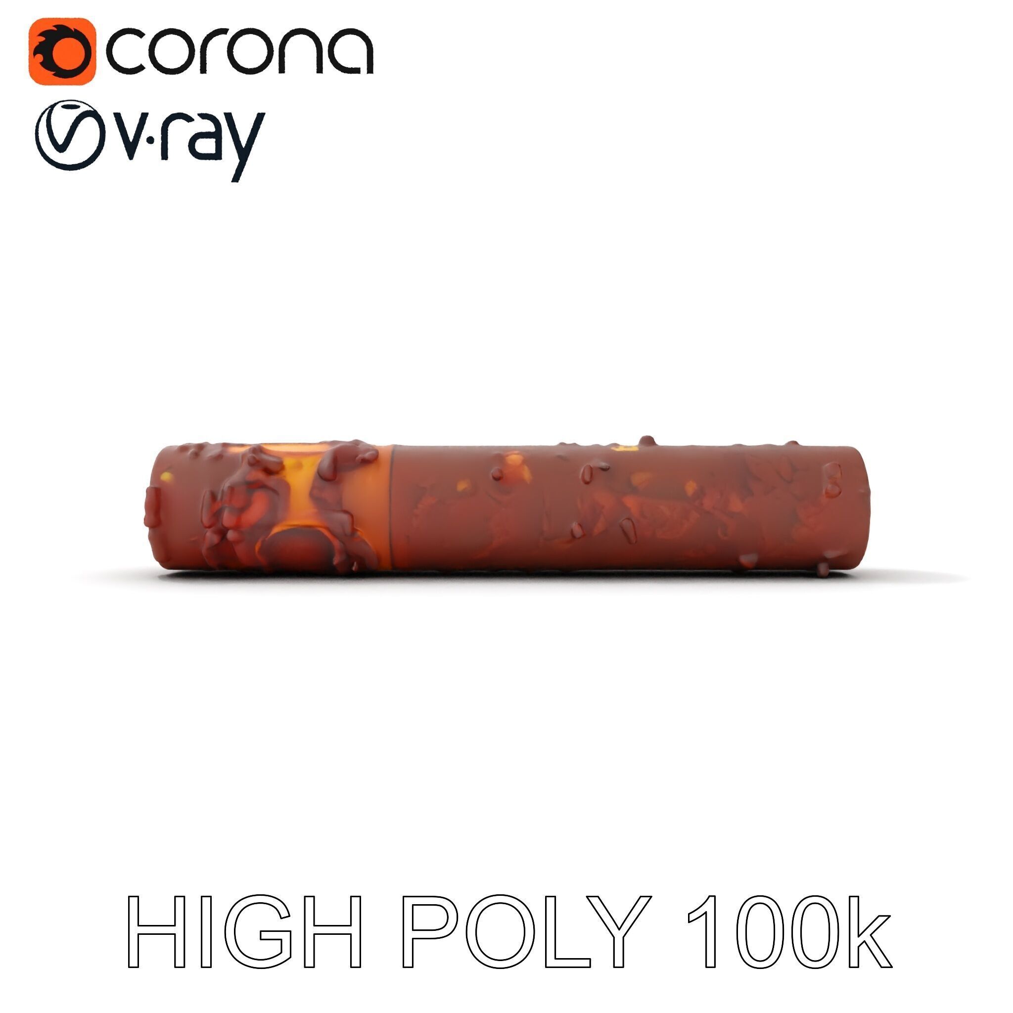 Rusty Steel Pipe Model Pack for Environmental Rendering Low-poly 3D model_12