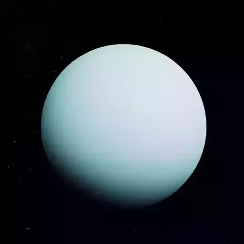 3D Planet Uranus Low-poly 3D model 3D Planet Uranus Low-poly 3D model