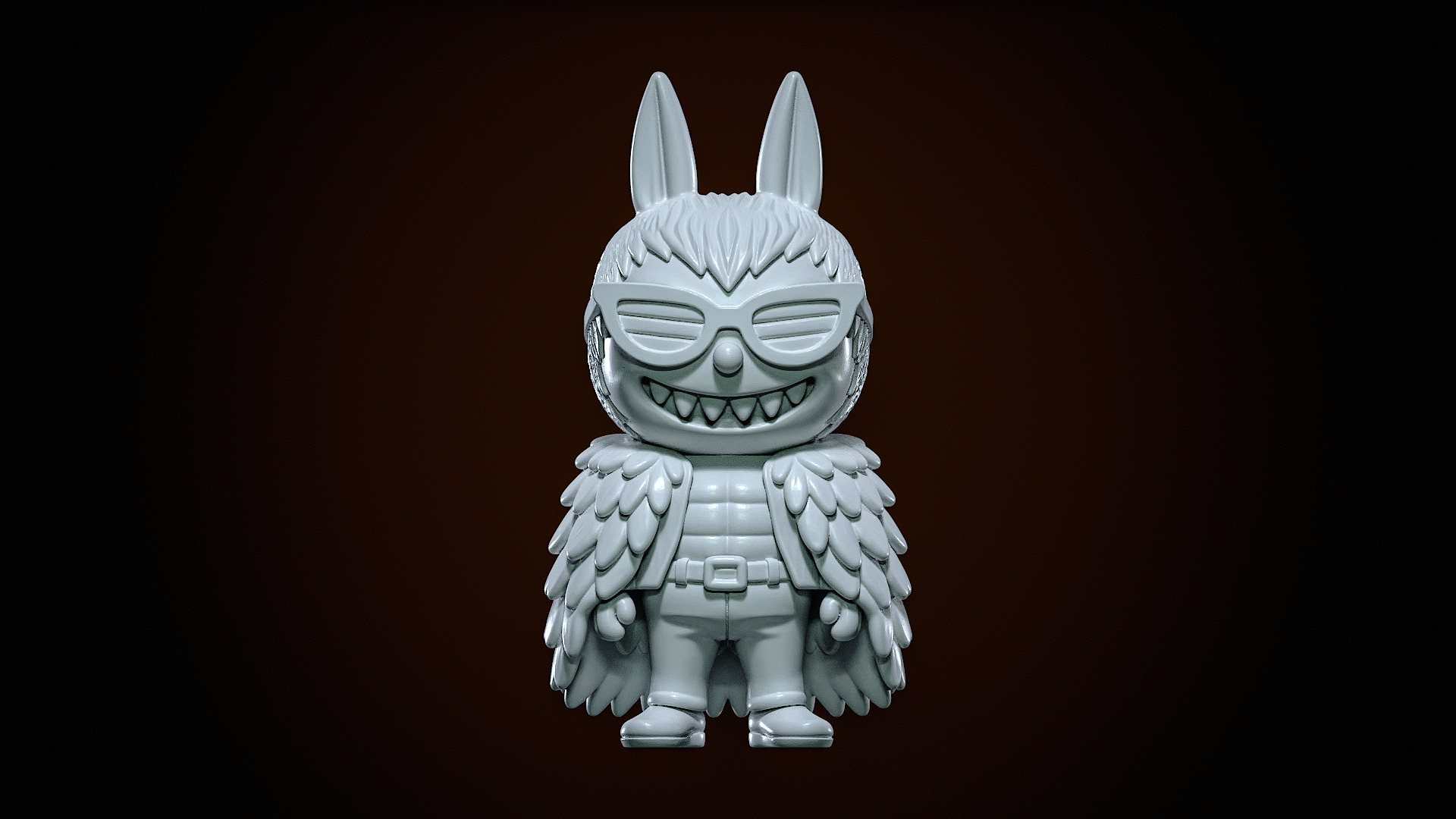 Labubu - Donquixote Doflamingo statue - One piece - 3D print 3D print model_1